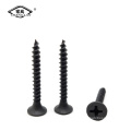 Black and color zinc self tapping drywall screw